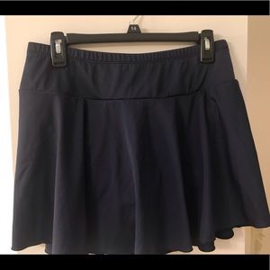 Septangle Swim Skirt. Navy Blue. Size 12